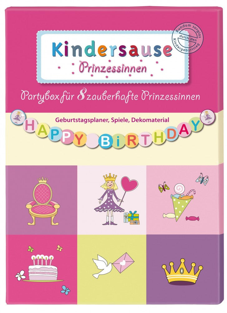 Kindergeburstag SET, Geburtstag Partybox Prinzessin
